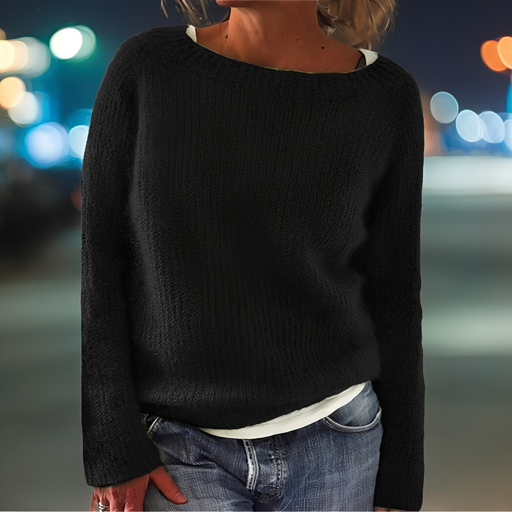 Suéter feminino para inverno, folgado e muito confortável. Perfeito para roupa feminina aconchegante de outono.