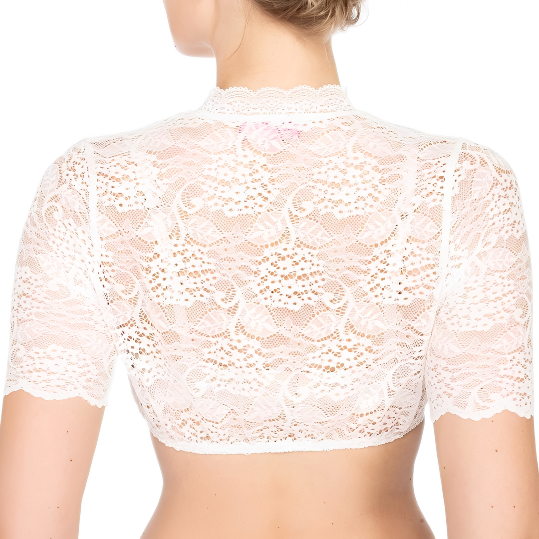 Blusa feminina estilo bávaro para Oktoberfest. Traje tradicional alemão ideal para celebrações e festas.