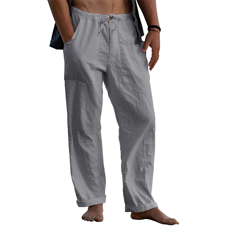 Moda masculina: calça de verão confortável e estilosa para diversas ocasiões.