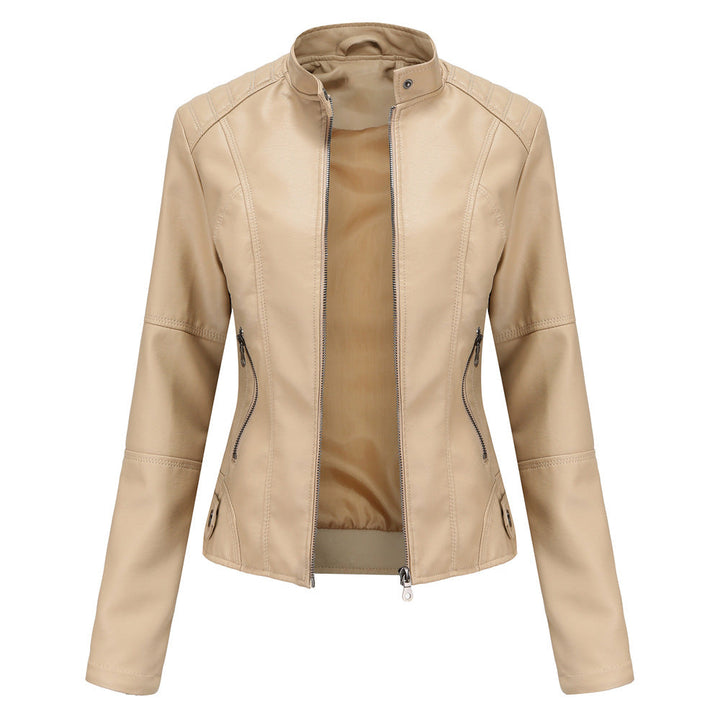 Roupa feminina versátil: jaqueta clássica para outono e inverno, estilo atemporal.
