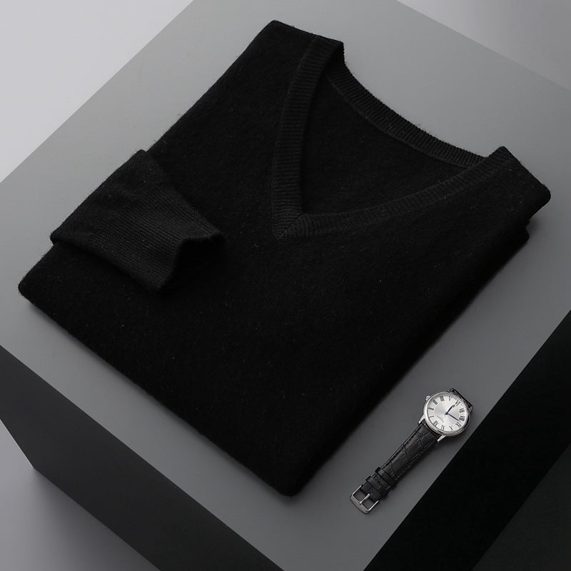 Suéter masculino versátil, pulôver clássico para o inverno. Roupa masculina elegante e confortável para qualquer ocasião.