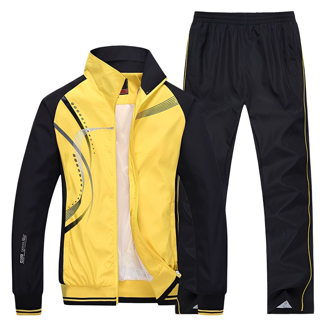 Outfit masculino: jaqueta e calça que garantem um visual moderno, prático e com estilo para diversas ocasiões.