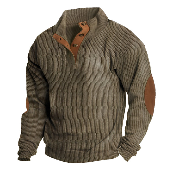 Suéter pullover masculino estilo vintage, super confortável e estiloso para o inverno. Roupas masculinas.