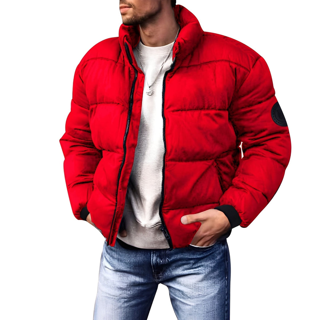 Jaqueta masculina acolchoada Keaton para inverno. Design elegante, quente e corta-vento, ideal para o dia-a-dia.