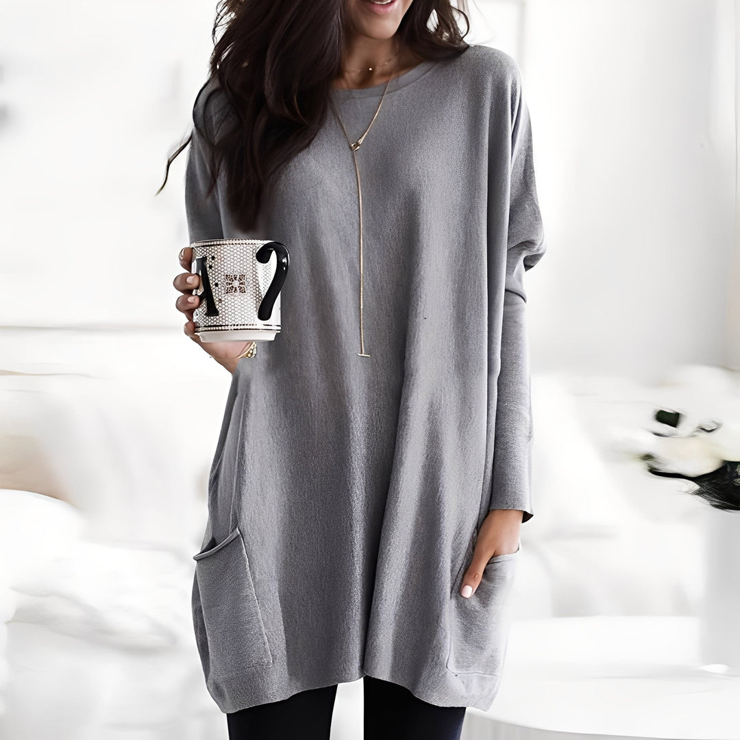 Roupa feminina casual, camisola Diane versátil, para conforto e moda no inverno.