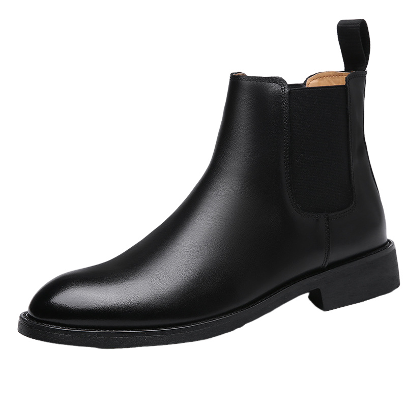 Botas Chelsea masculinas clássicas, versátil e confortável. Perfeito para qualquer ocasião.
