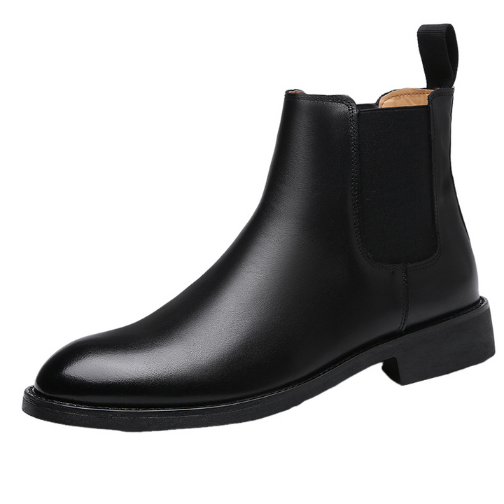 Botas Chelsea masculinas clássicas, versátil e confortável. Perfeito para qualquer ocasião.