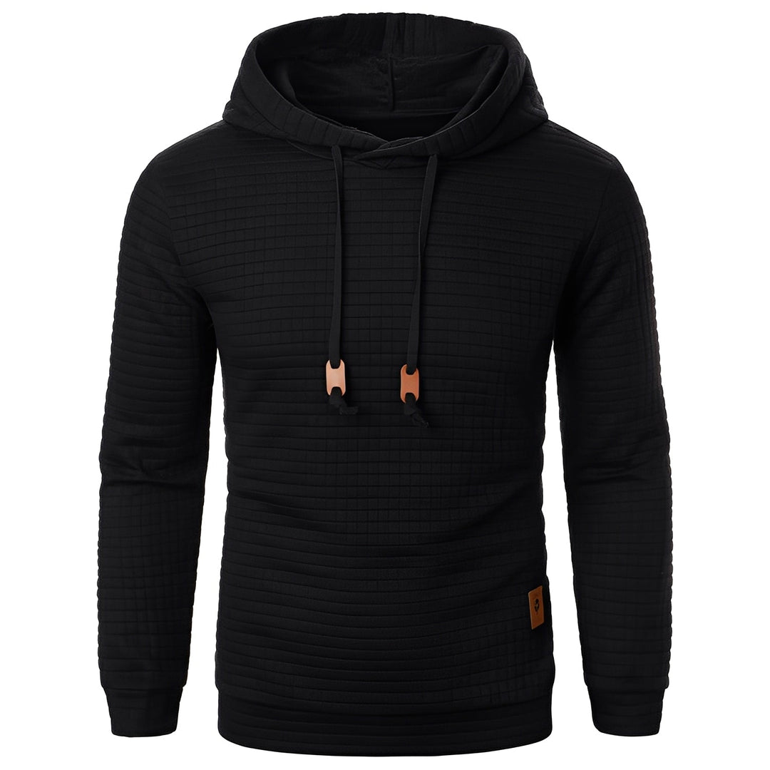 Hoodie masculino casual slim-fit, moderno e quente. Camisola ideal para estilo e conforto no inverno.