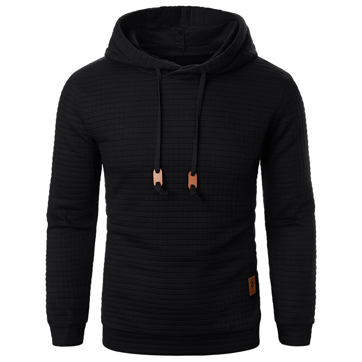Hoodie masculino casual slim-fit, moderno e quente. Camisola ideal para estilo e conforto no inverno.