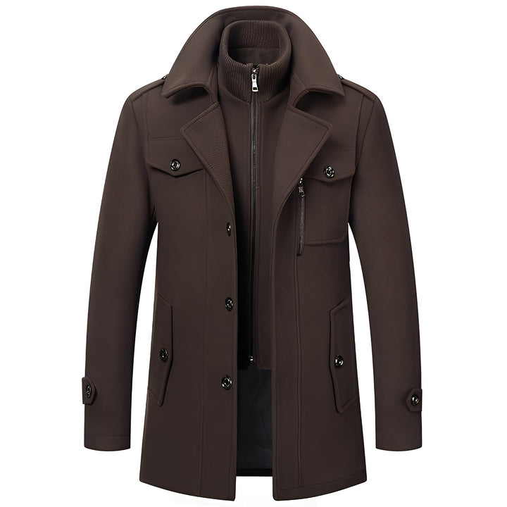 Casaco masculino de inverno, sobretudo elegante com corte moderno. Agasalho masculino para dias frios e estilo.