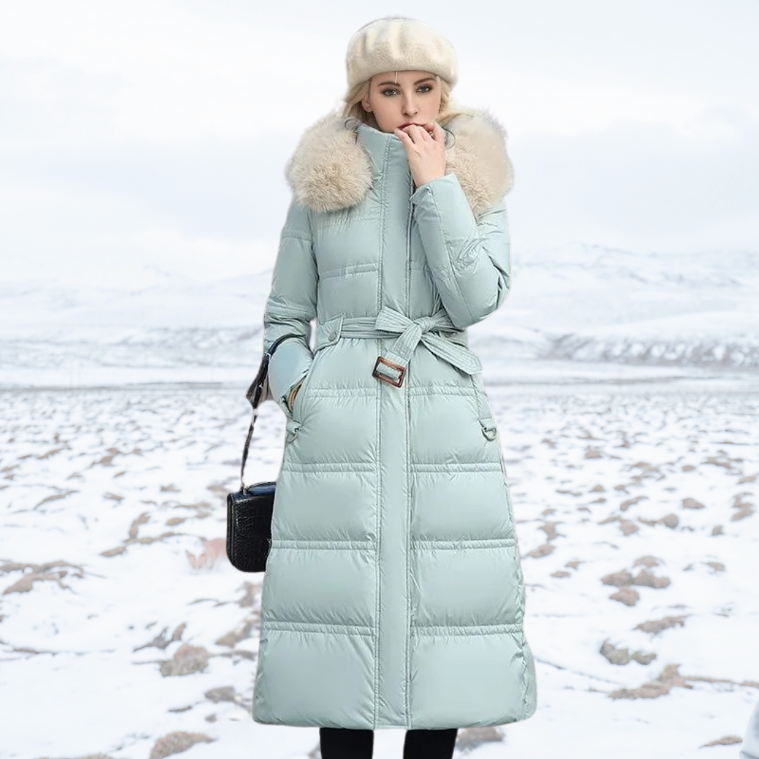 Agasalho feminino de inverno, confortável, com estilo e proteção contra o frio.