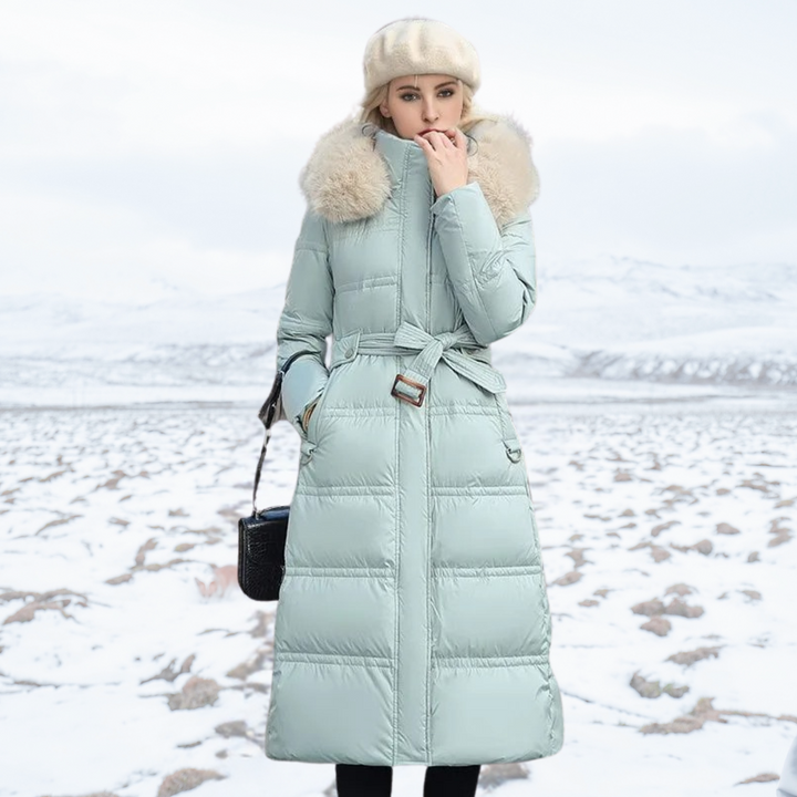 Agasalho feminino de inverno, confortável, com estilo e proteção contra o frio.