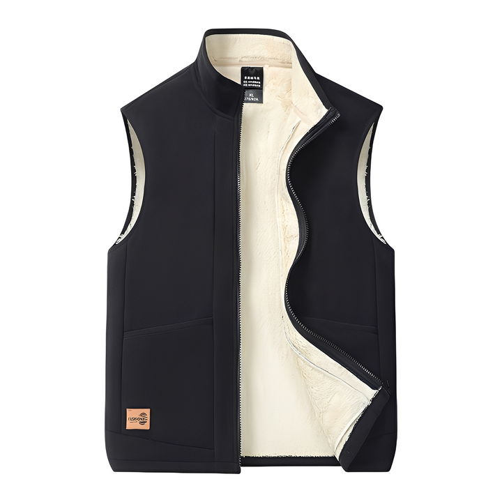 Colete masculino acolchoado confortável, ideal para o inverno. Agasalho casual e quente, perfeito para dias frios.