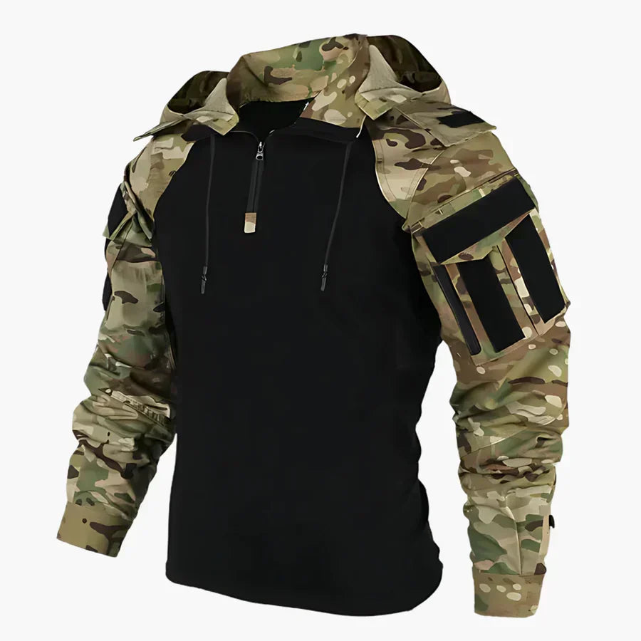 Jaqueta masculina versátil para caminhada e aventura. Roupa outdoor à prova de vento/chuva para outono/inverno.