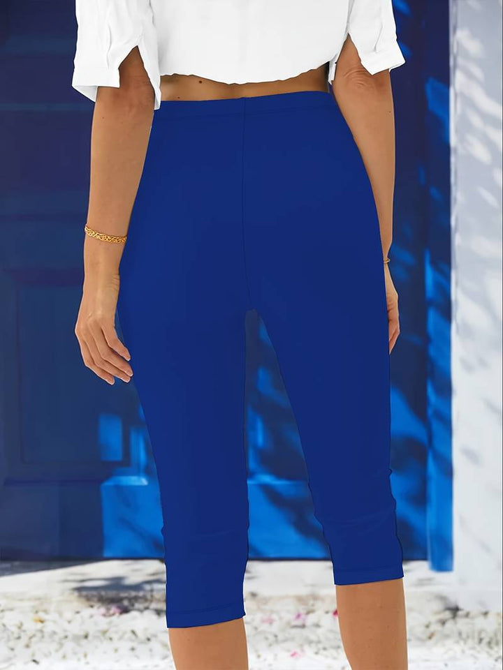 Vestuário casual: Leggings Lunara femininas, perfeitas para yoga e desporto.