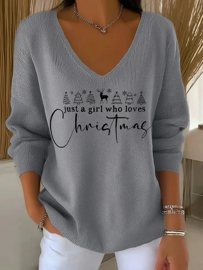 Suéter de Natal unissex, festivo e com caimento perfeito, ideal para moda inverno.