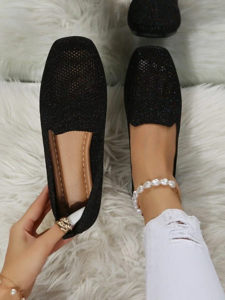 Bailarinas ortopédicas femininas com conforto e suporte, ideais para uso prolongado.
