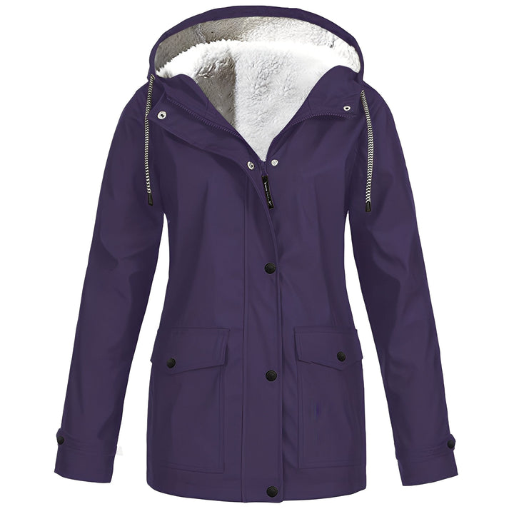 Jaqueta feminina impermeável e versátil, peça chave da moda. Agasalho casual para outono, inverno e primavera.