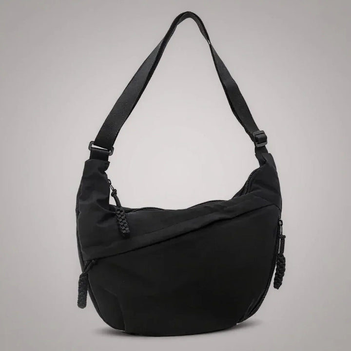 Elegante bolsa feminina Aria de nylon, confortável para o ombro, perfeita para uso diário.