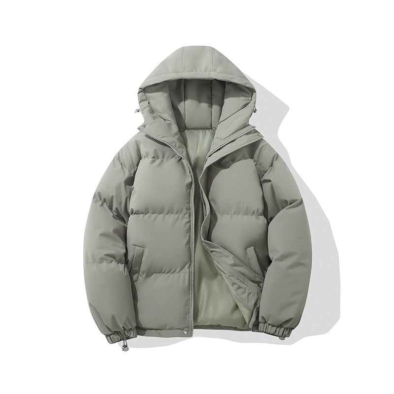 Estilo casual e quente: Casaco feminino de inverno com capuz para enfrentar o frio com elegância.