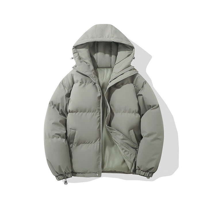 Estilo casual e quente: Casaco feminino de inverno com capuz para enfrentar o frio com elegância.