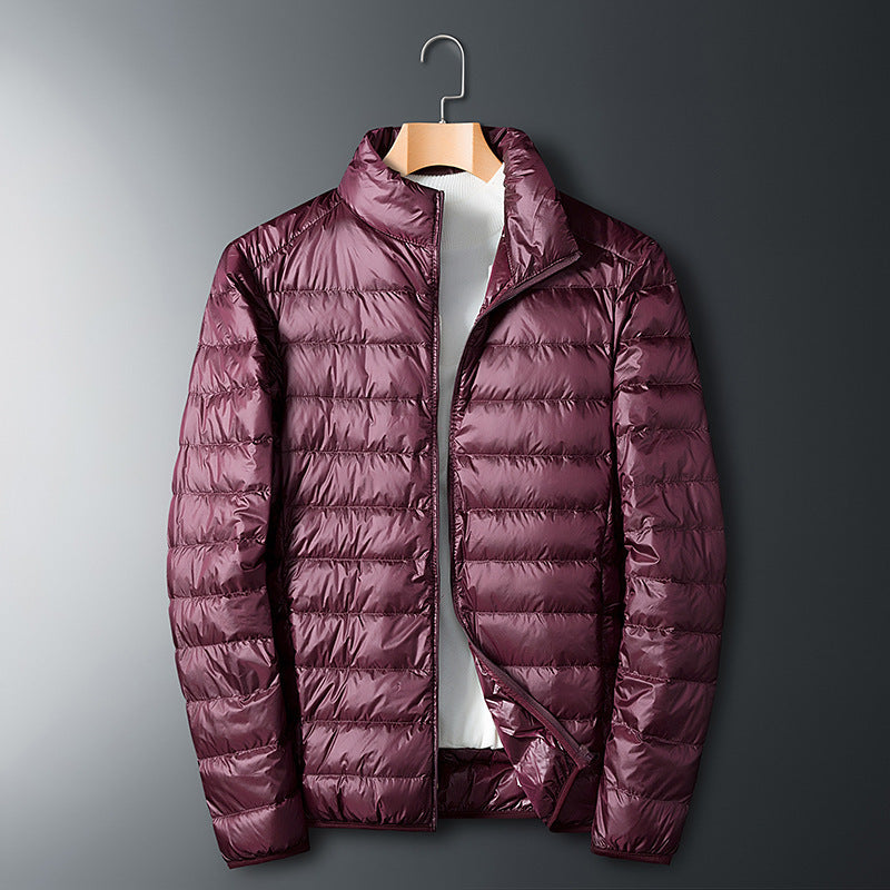 Jaqueta de inverno masculina, leve e aquecida, essencial para o frio com muito conforto.