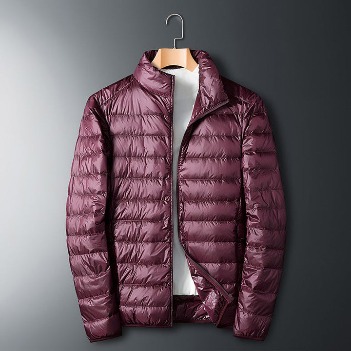 Jaqueta de inverno masculina, leve e aquecida, essencial para o frio com muito conforto.