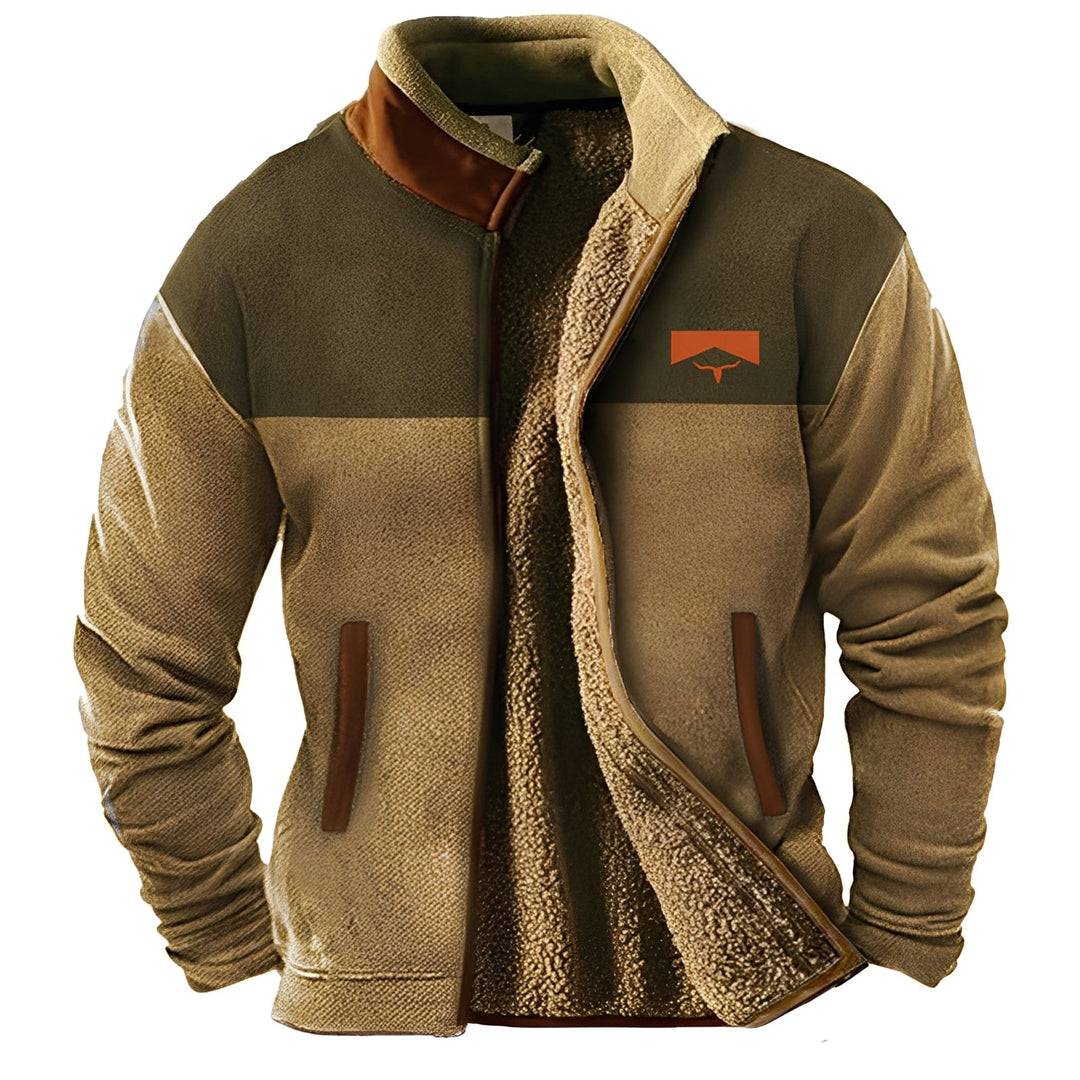 Casaco masculino durável para viagens de inverno, oferece conforto e proteção ao ar livre no exterior.