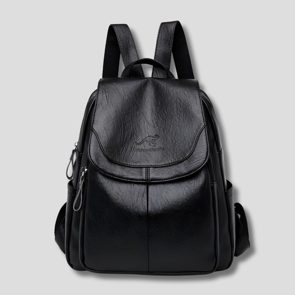 Mochila feminina para o dia a dia. Conforto e estilo, com compartimentos para organização.