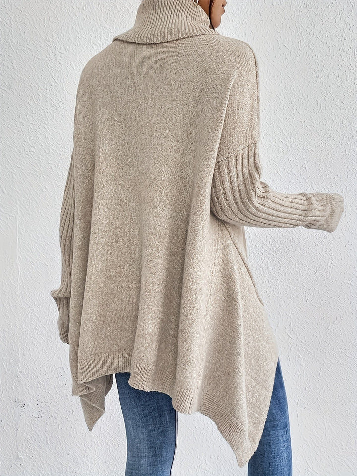 Camisa polo feminina oversized de malha. Ideal para outono inverno com conforto.