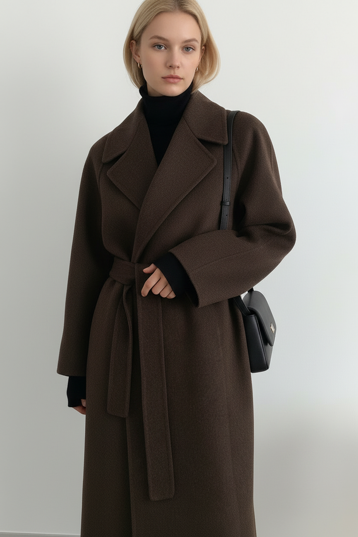 Roupa feminina versátil: casaco envelope elegante. Ideal para escritório, moda casual e outono inverno com conforto.
