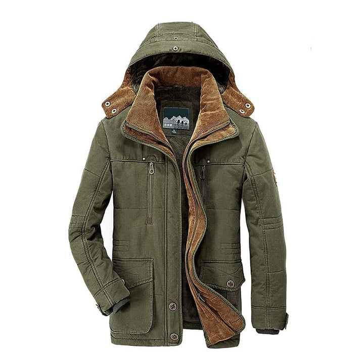 Casaco masculino resistente para inverno rigoroso, quente, impermeável e confortável, na moda inverno.