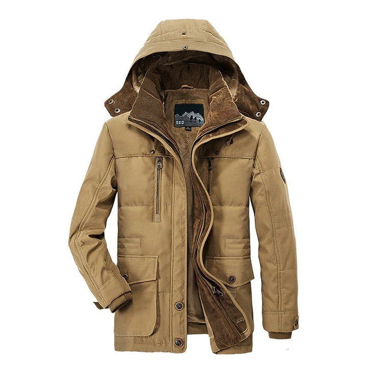 Casaco de inverno masculino quente e estiloso, ideal para o frio, corta vento e confortável. Roupa masculina casual.
