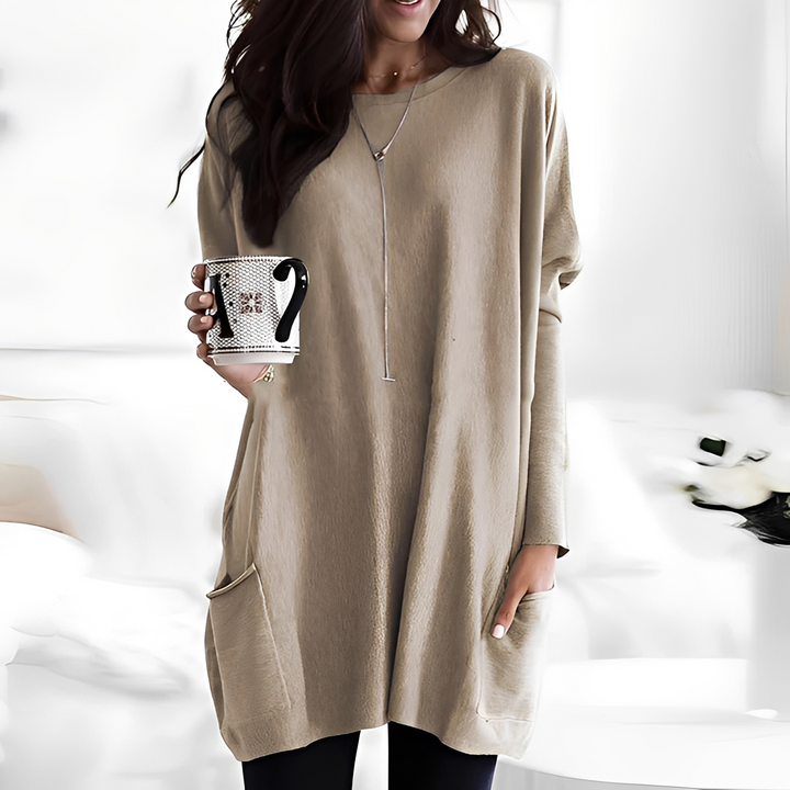 Pulôver feminino Diane em tricô para dias frios. Moda aconchegante e casual.