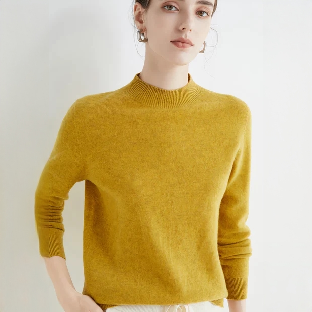 Suéter feminino versátil, blusa pulôver para looks outono/inverno. Confortável, clássico e moderno.