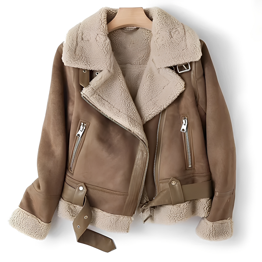 Jaqueta feminina elegante para inverno, super quente e fashion, perfeita para o frio com estilo chic.
