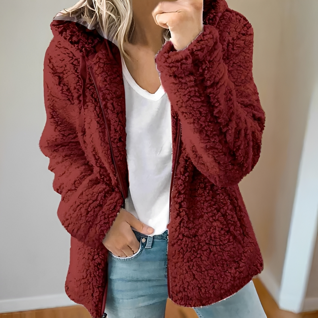 Jaqueta de inverno feminina, casaco quente e elegante, moda essencial para dias frios.