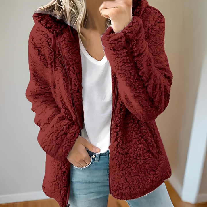 Jaqueta de inverno feminina, casaco quente e elegante, moda essencial para dias frios.