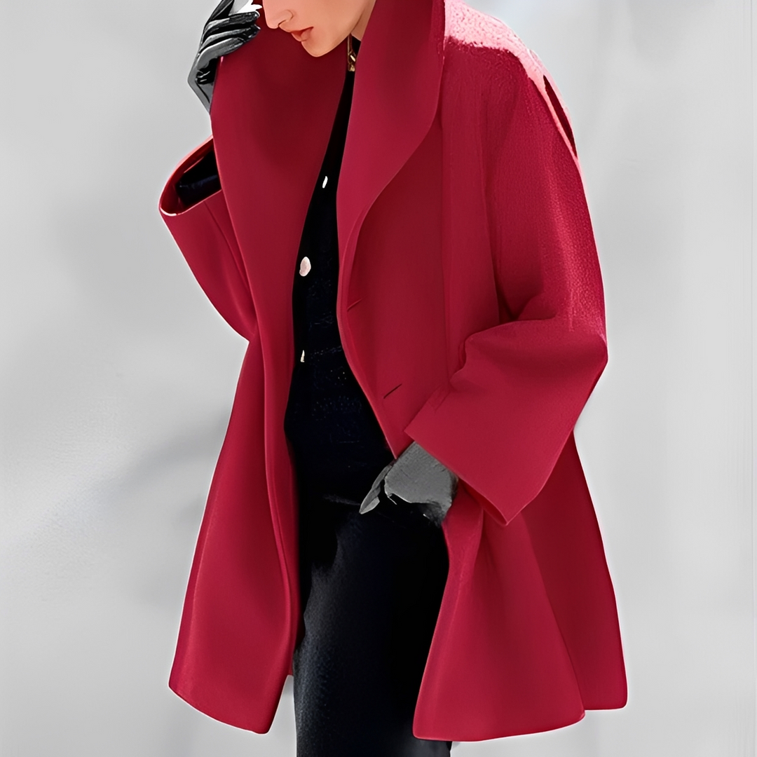 Sobretudo feminino longo e elegante para o inverno, agasalho de moda, perfeito para outono/inverno casual.