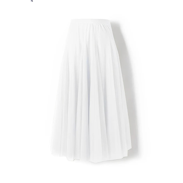 Saia Plissada Feminina Midi Elegante, vestuário versátil e moderno. Para todas as ocasiões.