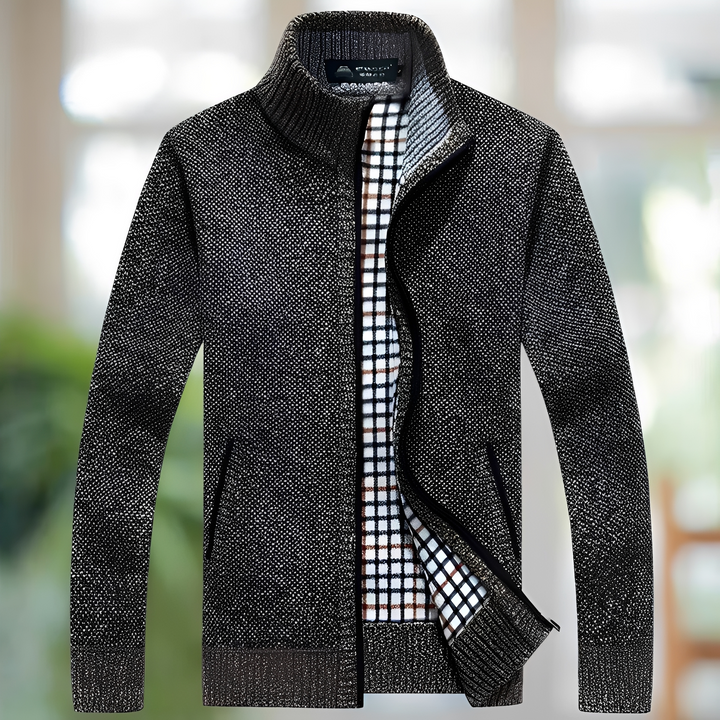 Jaqueta masculina de inverno versátil, estilosa e confortável. Perfeita como casaco casual para diversas ocasiões no frio.