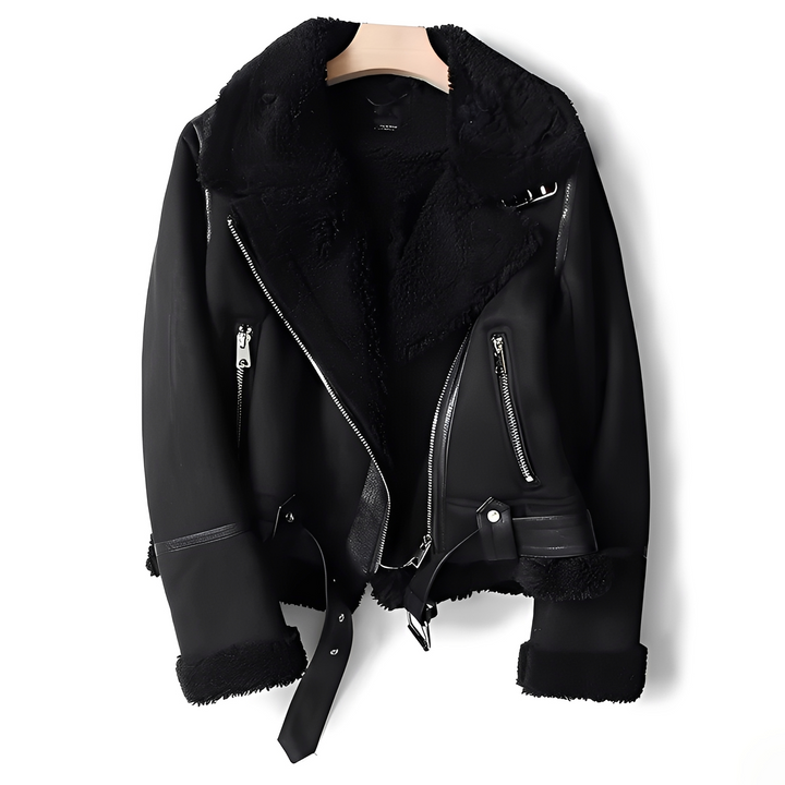 Casaco feminino de inverno, estilo moderno e casual, ideal para looks da moda e dias frios. Agasalho confortável.