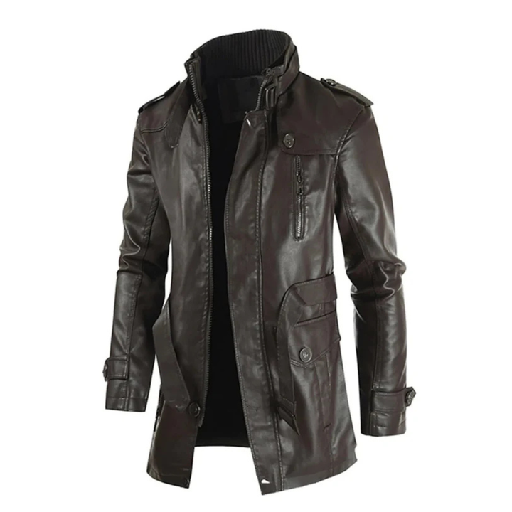 Jaqueta de inverno masculina aconchegante e confortável. Roupa masculina durável com estilo único para o frio.