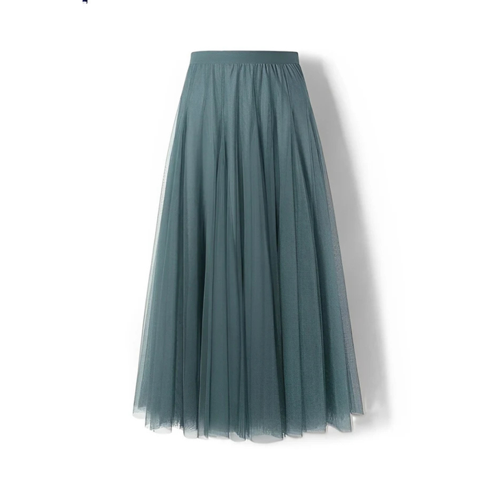 Vestuário feminino: saia plissada midi para festas ou look casual elegante e moderno.