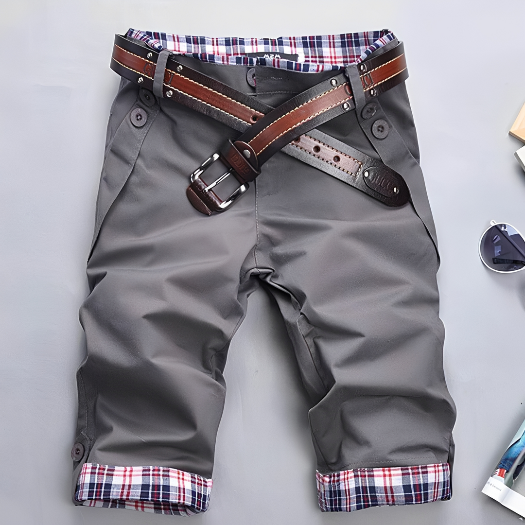 Shorts masculinos confortáveis e versáteis para verão, perfeitos para o dia a dia e lazer.