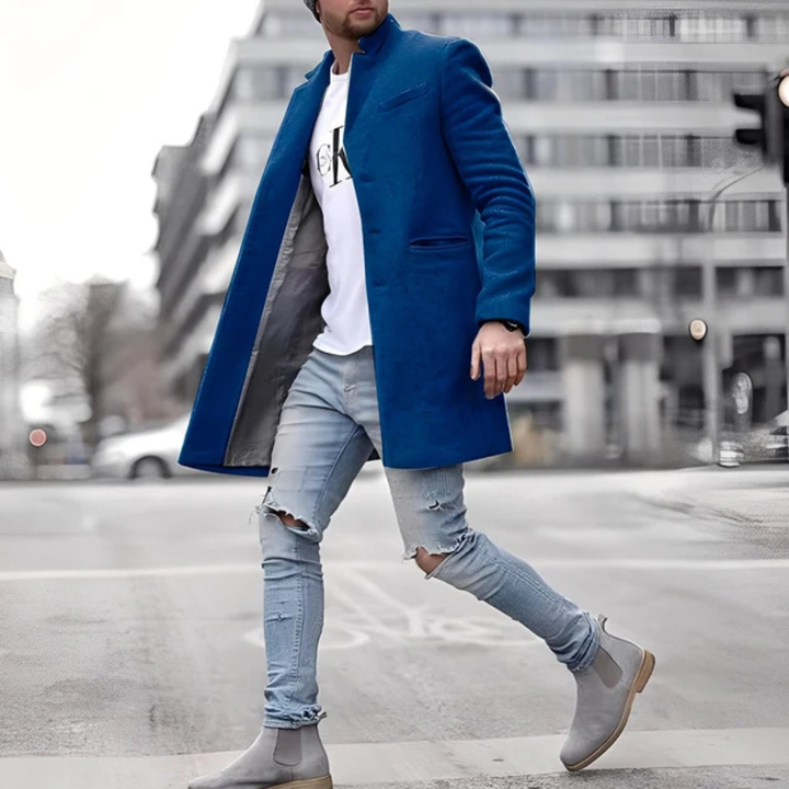 Casaco masculino de inverno Cordell, confortável e versátil. Agasalho estiloso para outono, moda masculina essencial.