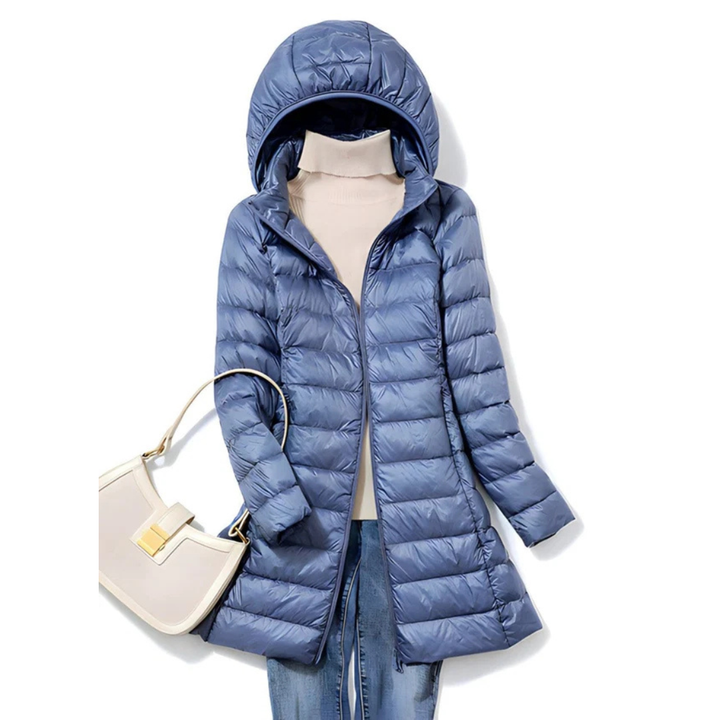 Jaqueta de inverno feminina Elina, quente e elegante. Peça essencial para o outono-inverno com máximo conforto.