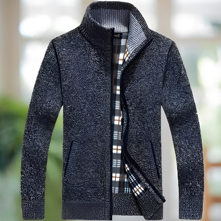 Jaqueta masculina para inverno, garantindo conforto térmico e estilo. Casaco moderno e quente, ideal para o frio.