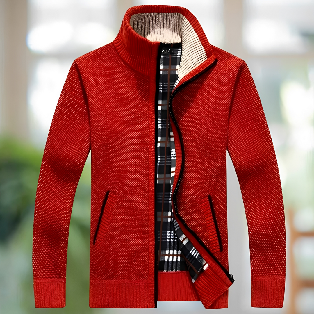 Homem vestindo jaqueta de inverno masculina, agasalho moderno e confortável para dias frios e looks estilosos.