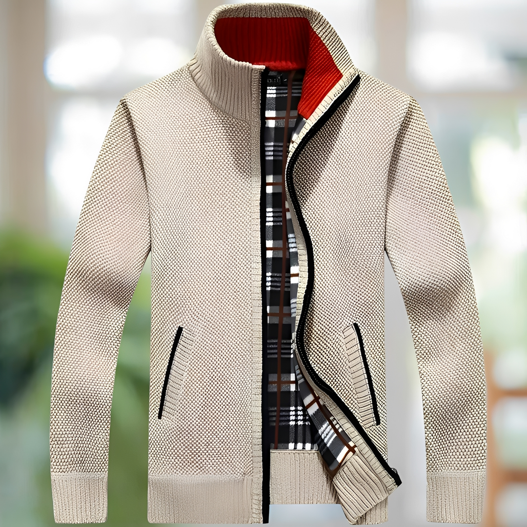 Jaqueta masculina de inverno, estilosa e confortável, perfeita para enfrentar o frio com elegância casual e moda.